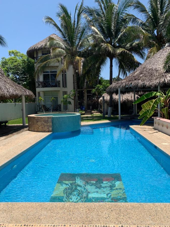 Апартаменты Playa Bruja Zicatela Пуэрто-Эскондидо Экстерьер фото